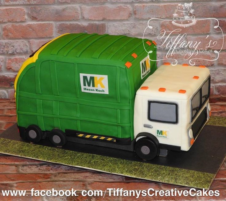 Garbage Truck Cake Garbage Truck Cake