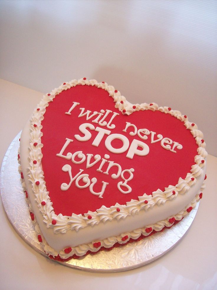 Happy Birthday with Love Heart Shaped Cakes Happy Birthday with Love Heart Shaped Cakes