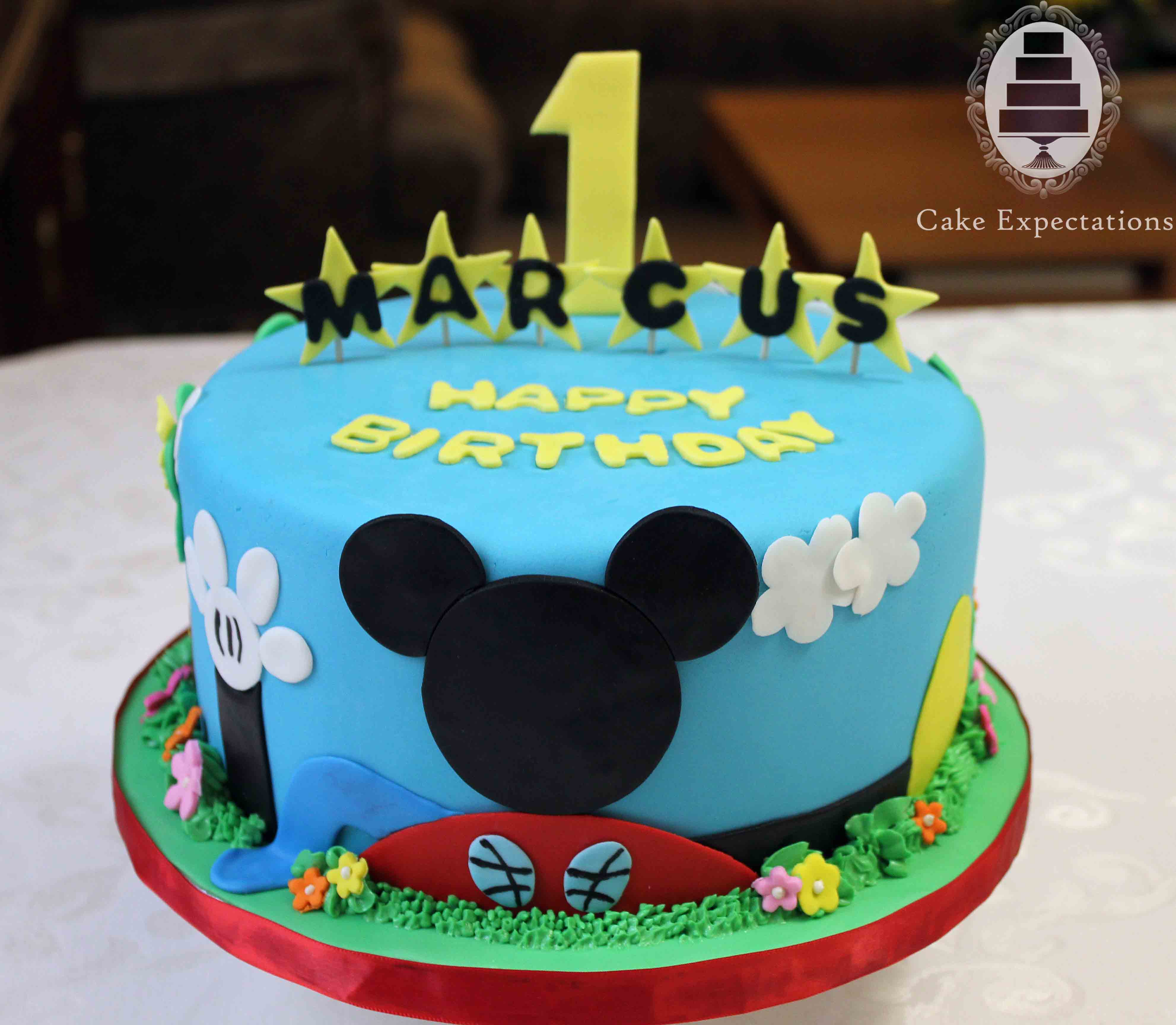10 Mickey Mouse Clubhouse Birthday Party Cakes Photo Mickey Mouse