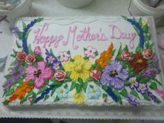 Mother's Day Sheet Cake