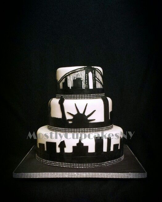 New York City Skyline Cake