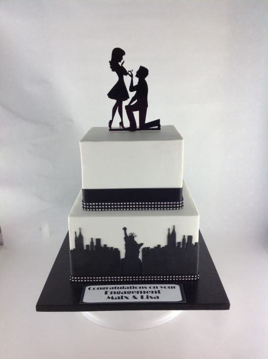 New York Theme Cake New York Theme Cake