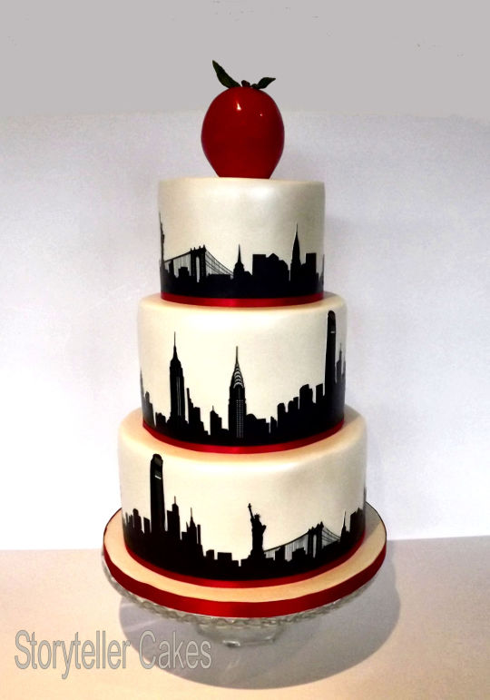 New York Theme Cake New York Theme Cake