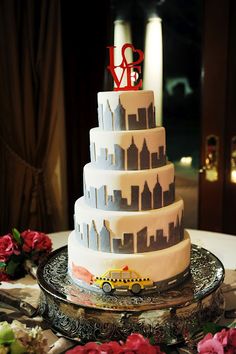 New York Wedding Cake