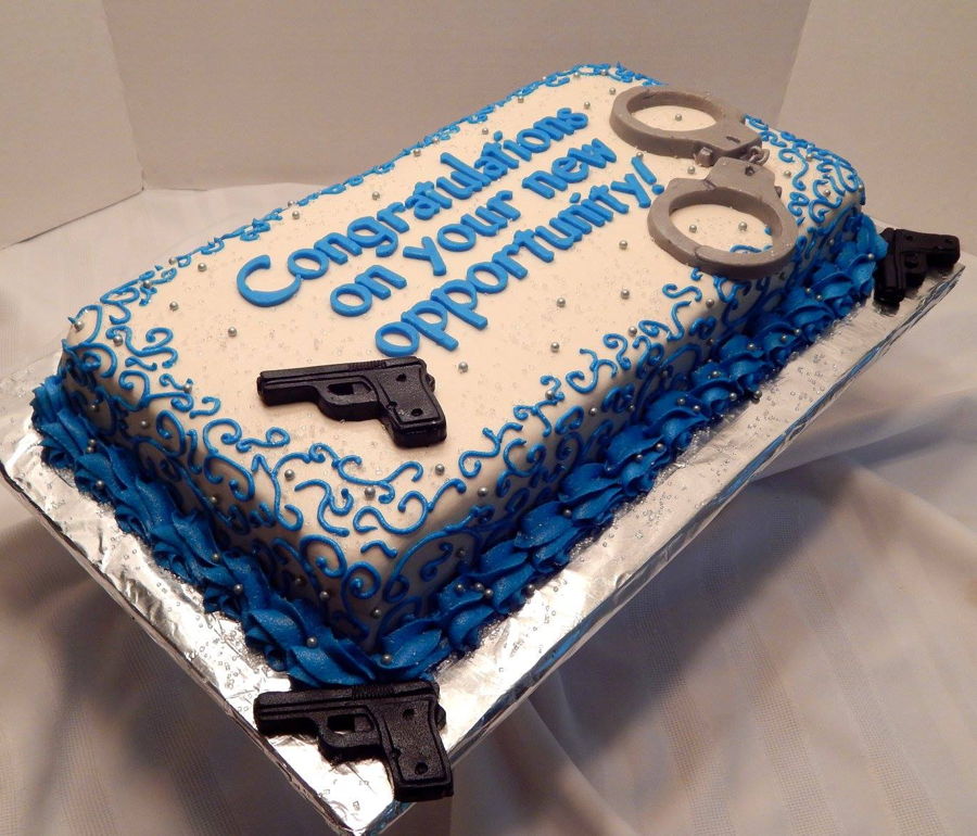 Police Sheet Cake Police Sheet Cake