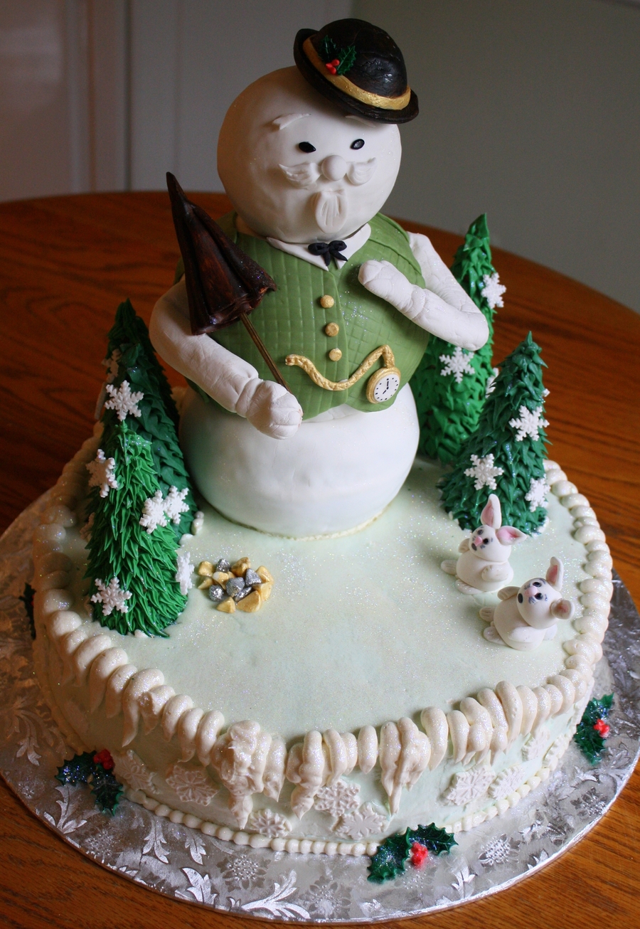 Sam the Snowman Cake