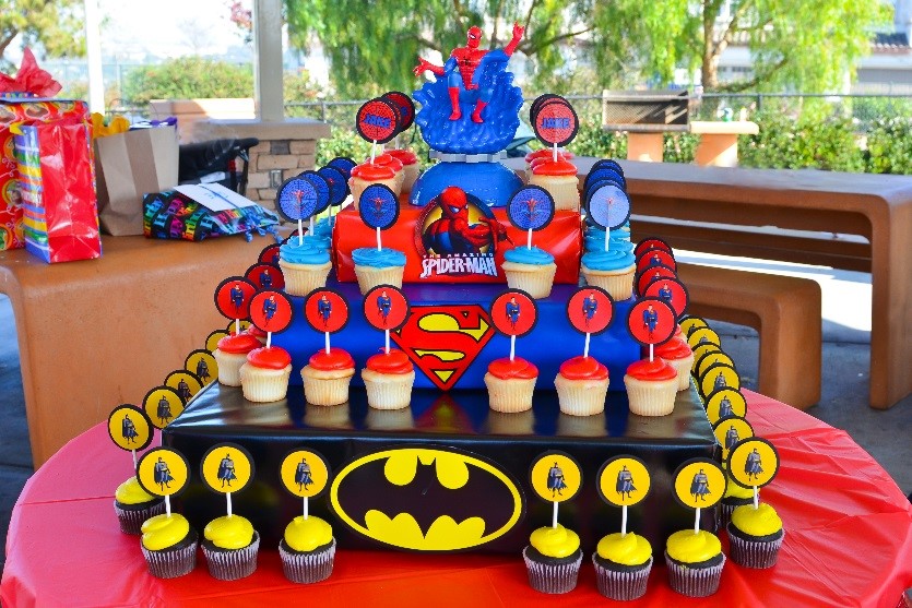 Superhero Cupcake Stand