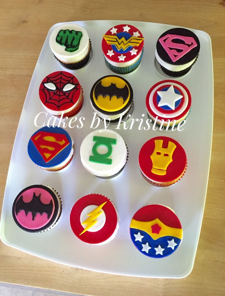 Superhero Cupcakes