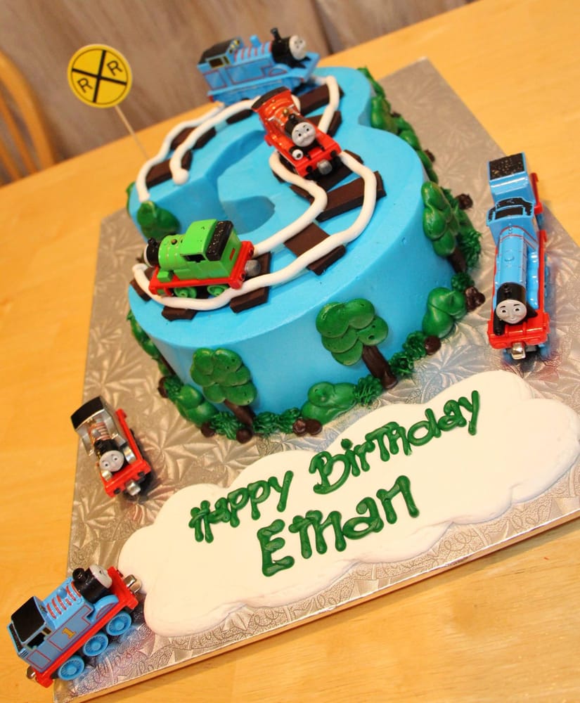 Thomas the Train Birthday Cake Number 3 Thomas the Train Birthday Cake Number 3