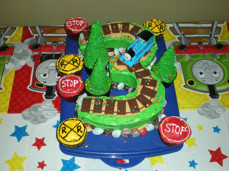 Thomas the Train Birthday Cake Number 3 Thomas the Train Birthday Cake Number 3