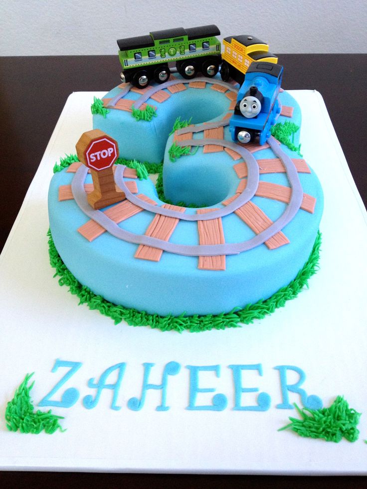 Thomas the Train Birthday Cake Number 3 Thomas the Train Birthday Cake Number 3