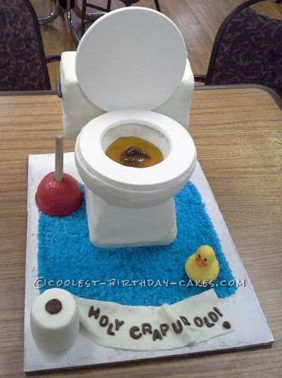 Toilet Birthday Cake Toilet Birthday Cake