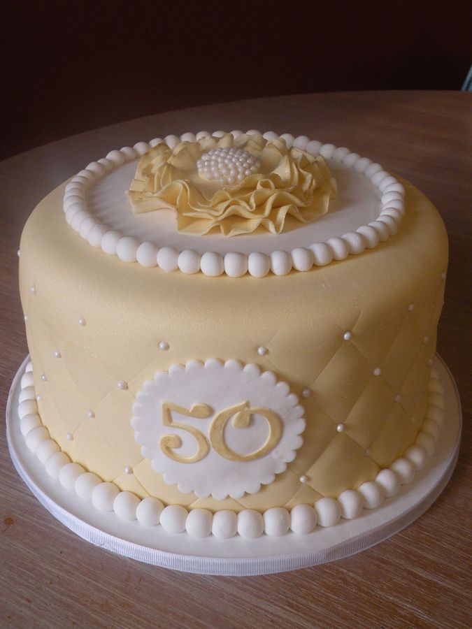 50th Anniversary Cake 50th Anniversary Cake