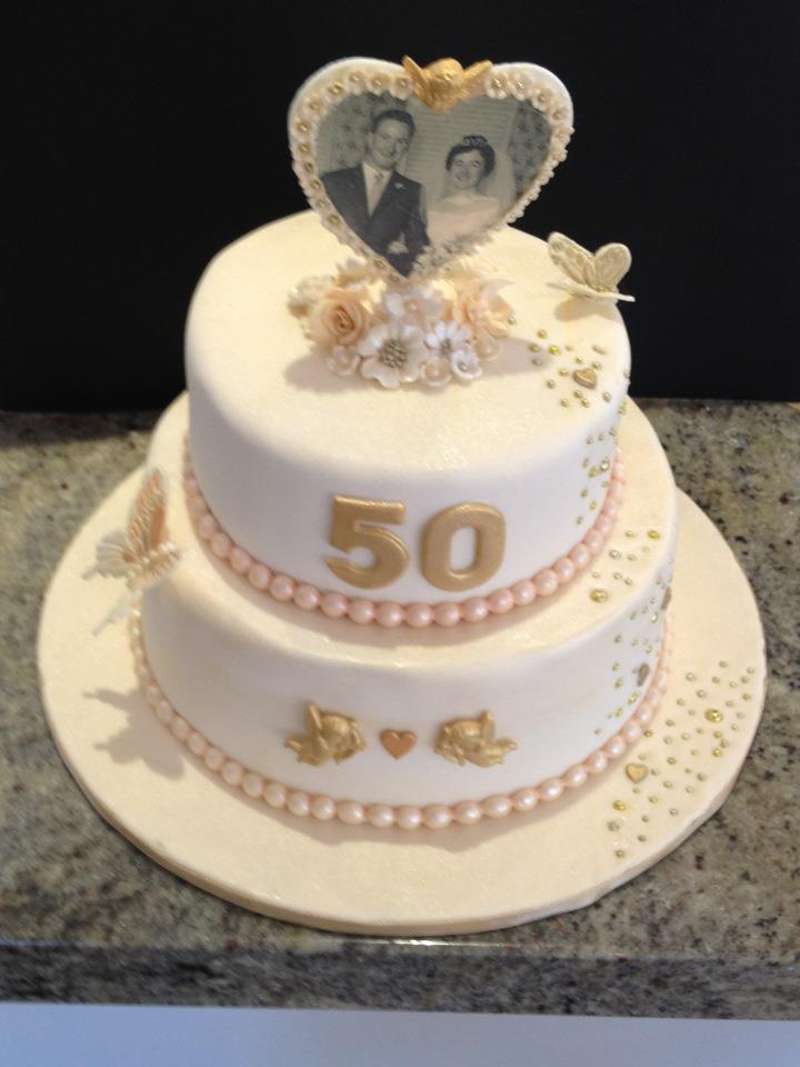 50th Wedding Anniversary Cake 50th Wedding Anniversary Cake
