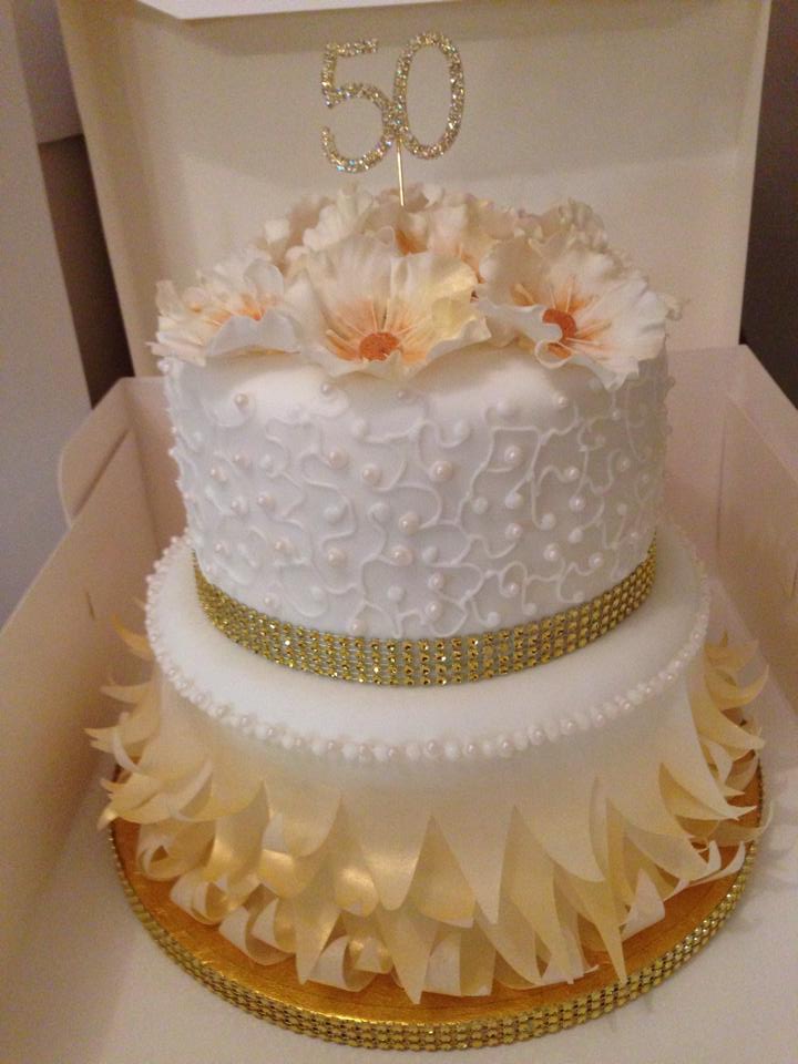 50th Wedding Anniversary Cake 50th Wedding Anniversary Cake