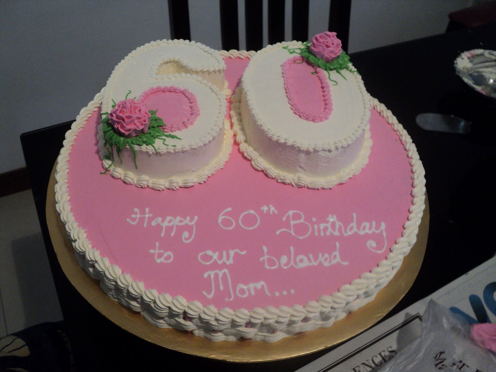60th birthday cake pictures