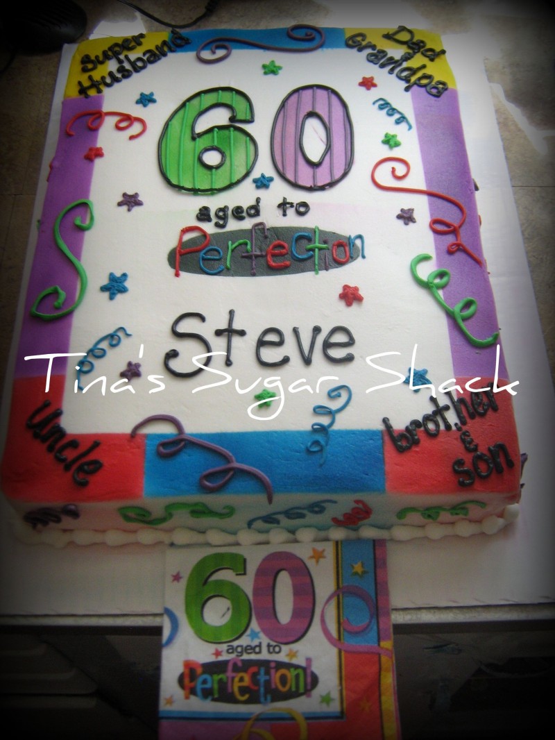 60th Birthday Sheet Cakes