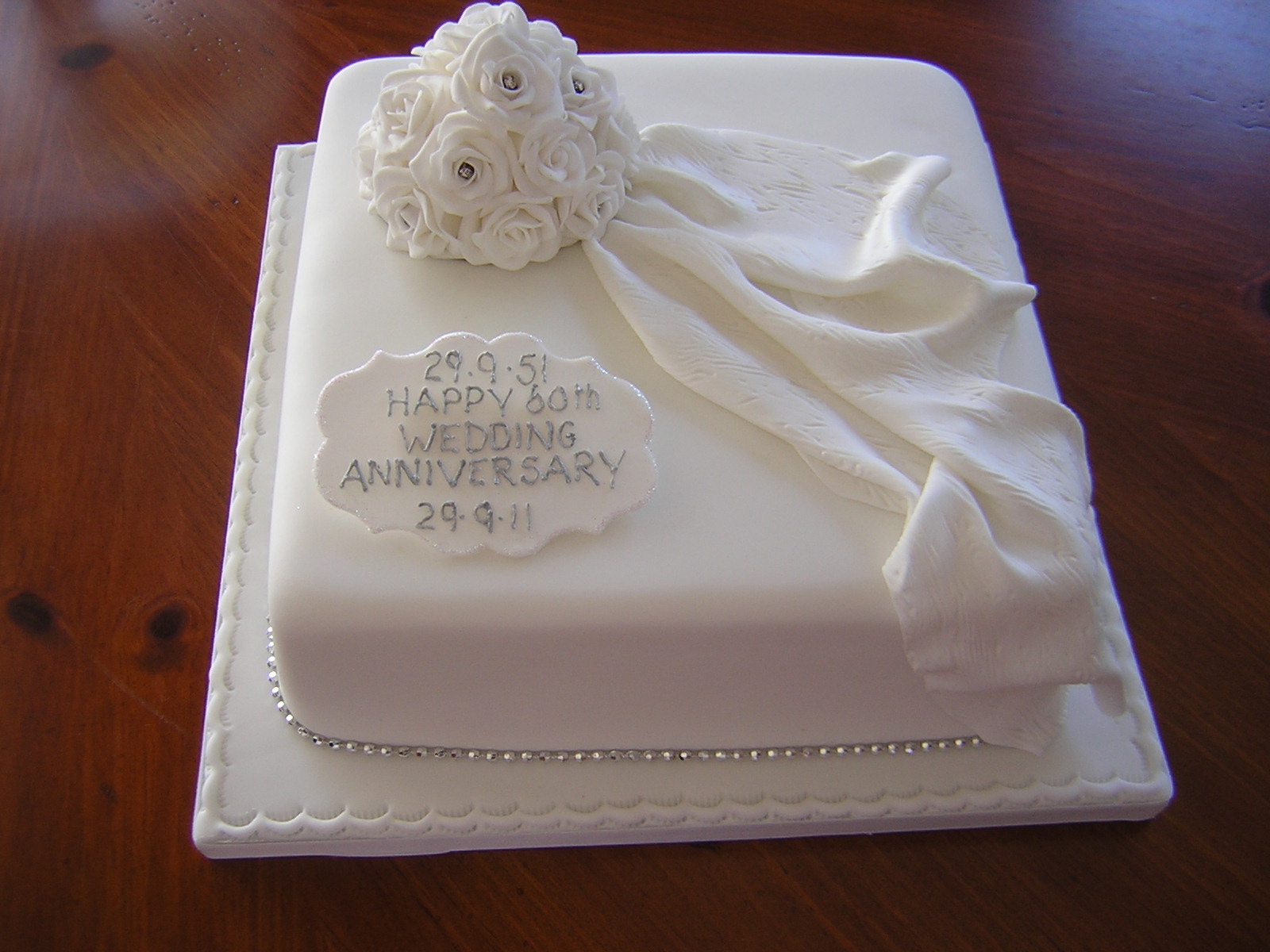 12 Photos of All White Anniversary Cakes 12 Photos of All White Anniversary Cakes