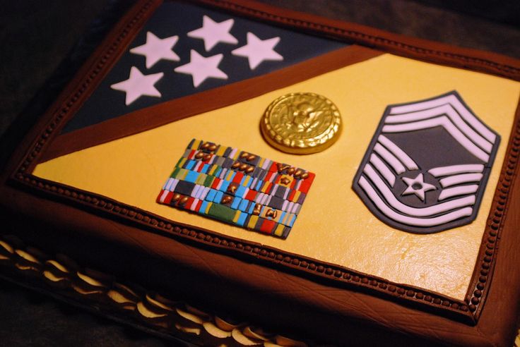 Air Force Military Retirement Cakes