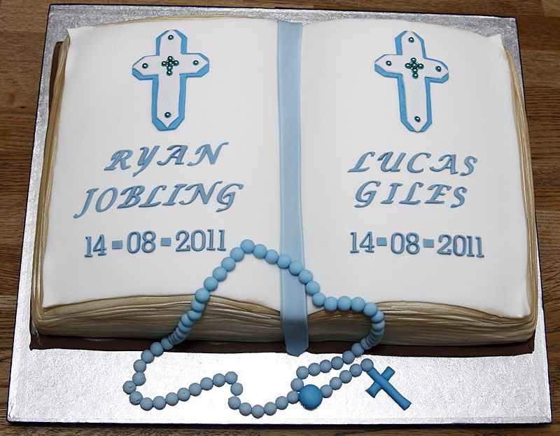 Baptism Cakes Pictures with Bible and Rosary Baptism Cakes Pictures with Bible and Rosary