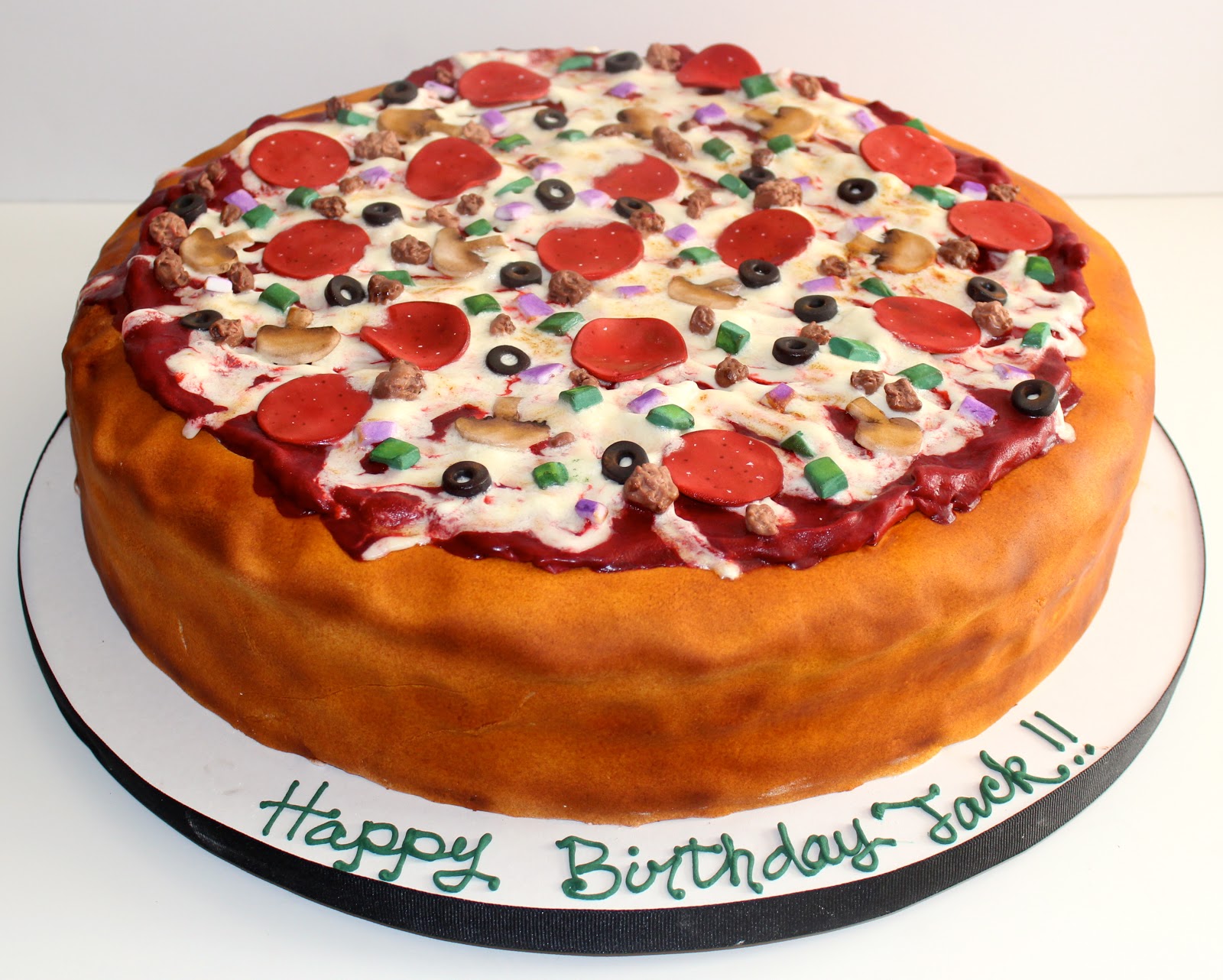 Birthday Cake That Looks Like Pizza