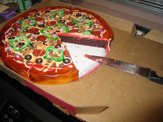 Birthday Cake That Looks Like Pizza