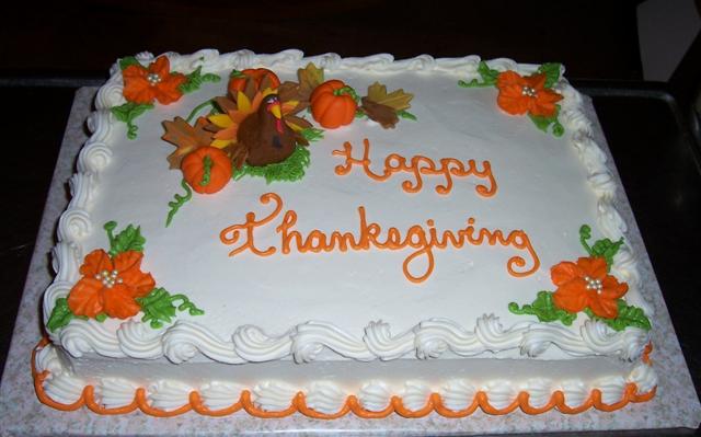 Birthday Thanksgiving Sheet Cake Birthday Thanksgiving Sheet Cake