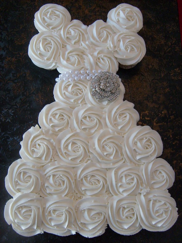Bridal Shower Pull Apart Cupcakes Bridal Shower Pull Apart Cupcakes