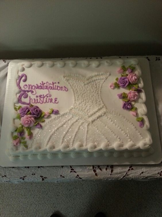 Bridal Shower Sheet Cakes Bridal Shower Sheet Cakes