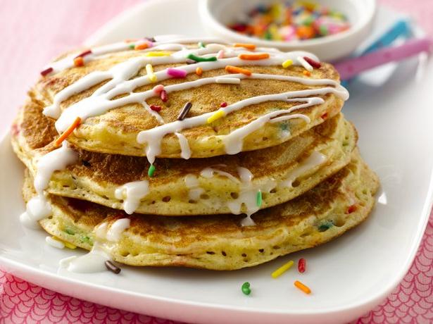 Cake Batter Pancakes Cake Batter Pancakes