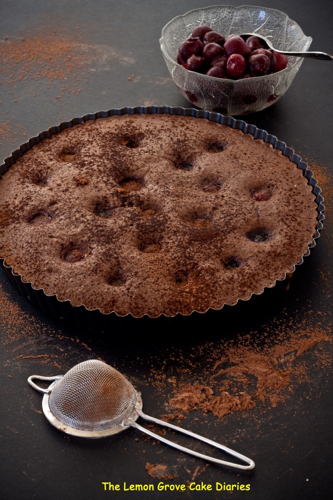 Cherry Almond Chocolate Cakes Cherry Almond Chocolate Cakes