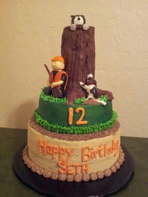 Coon Hunting Birthday Cakes Coon Hunting Birthday Cakes