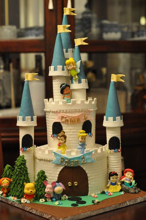 Disney Princess Castle Birthday Cake Disney Princess Castle Birthday Cake