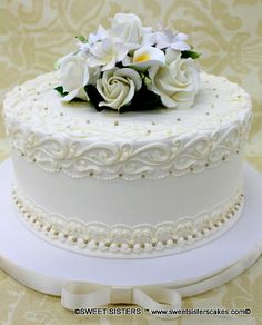 Elegant Bridal Shower Cakes Buttercream Elegant Bridal Shower Cakes Buttercream