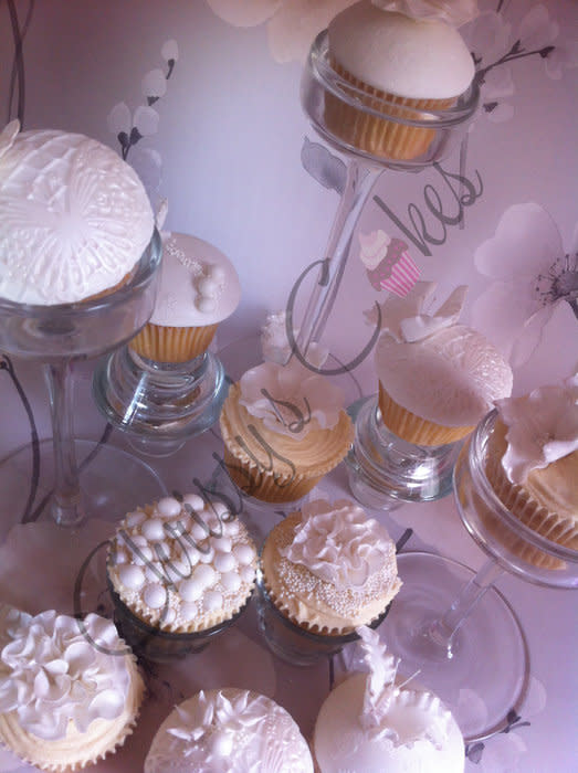 Elegant Cupcake Wedding Cakes Elegant Cupcake Wedding Cakes
