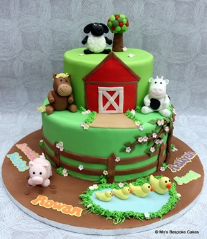 Farm Birthday Cake Farm Birthday Cake