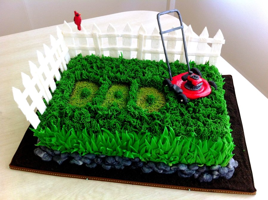 Father's Day Lawn Mower Cake Father's Day Lawn Mower Cake