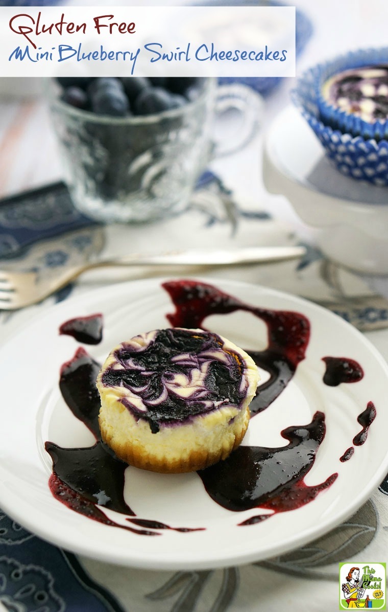 Gluten Free Blueberry Mini Cheesecakes Gluten Free Blueberry Mini Cheesecakes