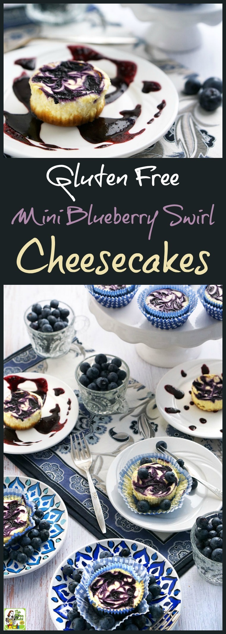 Gluten Free Blueberry Mini Cheesecakes Gluten Free Blueberry Mini Cheesecakes