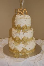 Golden Wedding Anniversary Cake Golden Wedding Anniversary Cake