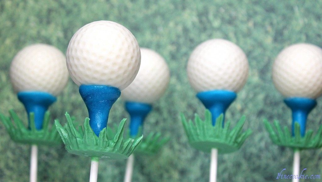 Golf Ball Cake Pops