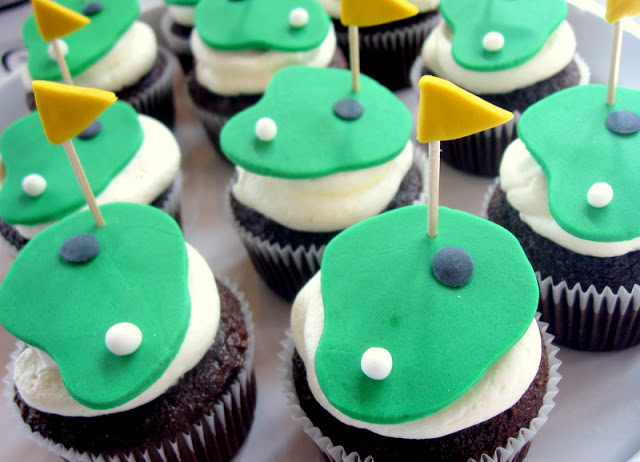 Golf Theme Cupcake