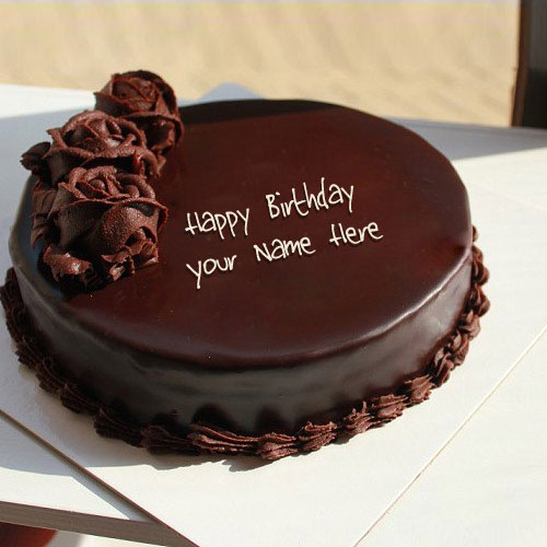 Happy Birthday Chocolate Cake with Name Happy Birthday Chocolate Cake with Name