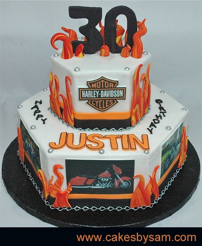Harley-Davidson Birthday Cake Harley-Davidson Birthday Cake