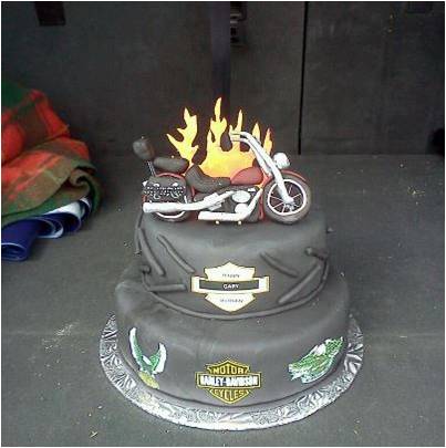 Harley Motorcycle Birthday Cake Harley Motorcycle Birthday Cake
