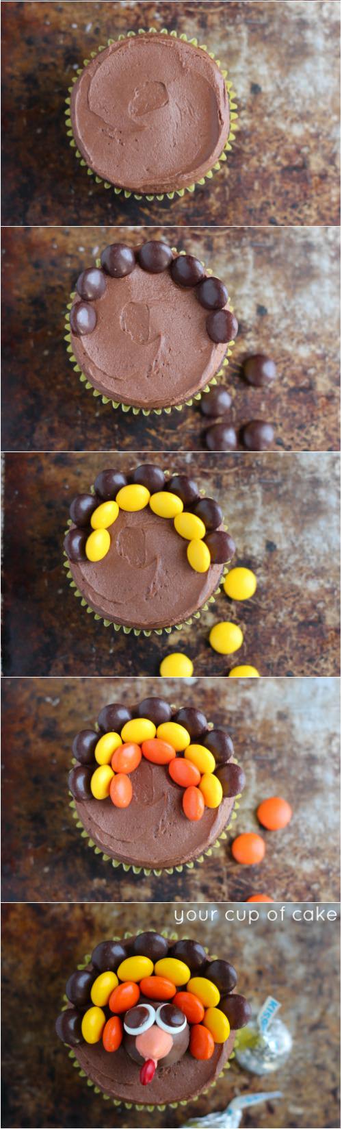 How to Make Thanksgiving Turkey Cupcakes How to Make Thanksgiving Turkey Cupcakes