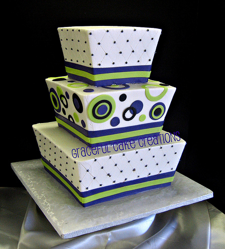Lime Green and Purple Birthday Cake Lime Green and Purple Birthday Cake