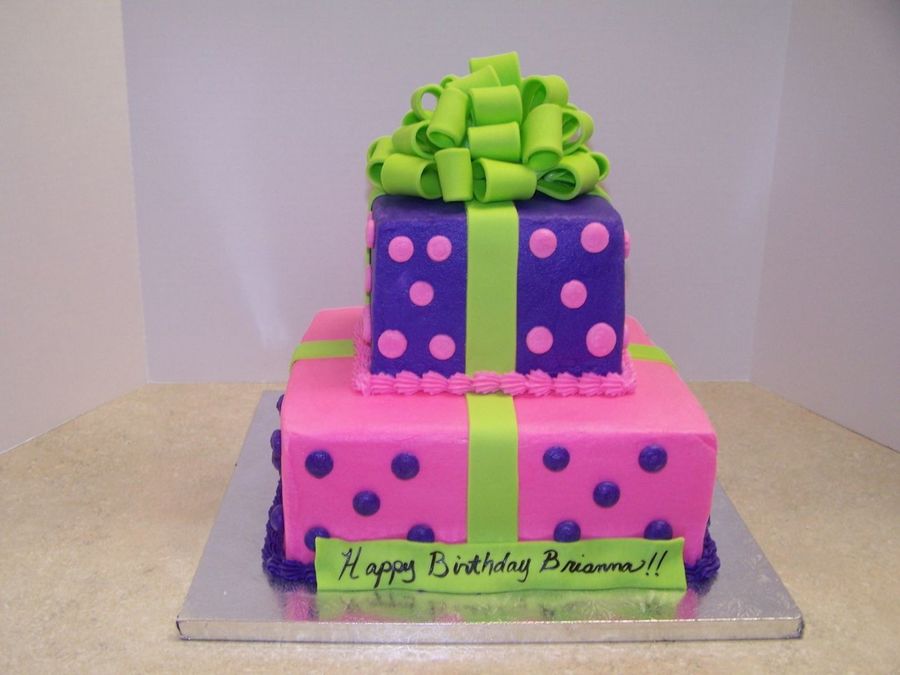 Lime Green and Purple Cake Lime Green and Purple Cake