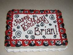 Men 40th Birthday Sheet Cakes Men 40th Birthday Sheet Cakes