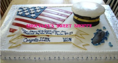 Military Retirement Party Cake Ideas